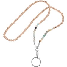ID Badge Holder Beaded Rope for Lanyard Neck Strap Lanyards Badges