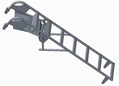 3Dprinted 1/72 Scale F-22 Boarding Ladder unpainted model 2pcs