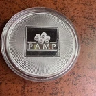 PAMP 1 oz Silver Coin In Capsule 999 Fine Premium Silver