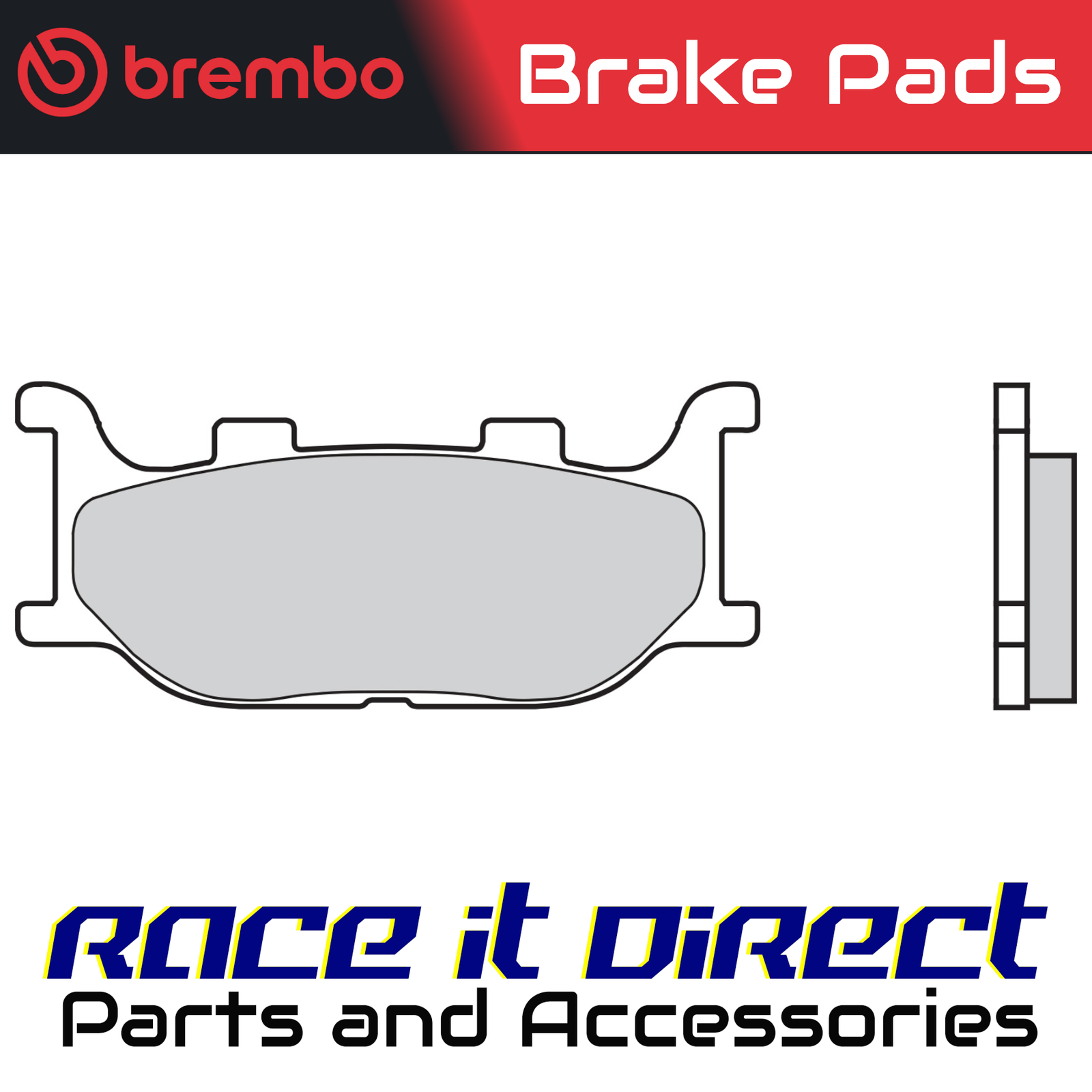 Brake Pads for YAMAHA SR 125 1997-2000 Front OG Street Brembo
