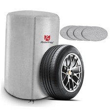 Tire Cover Outdoor with 4 Felt Pads 420D Waterproof 4 Tire Storage
