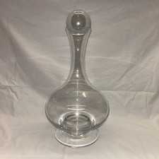 Caraffa decanter vino in vetro trasparente Southern Living At Home con piano a sfera in vetro