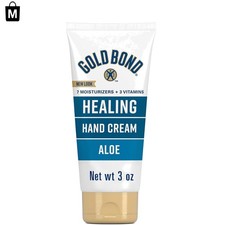 Dermatologist-Tested Hand Cream with Aloe - 3 oz Non-Greasy Moisturizer