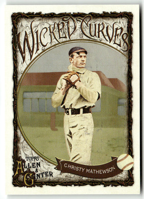 Topps Allen & Ginter MLB 2025 No. WC-38 Christy Mathewson Wicked Curves