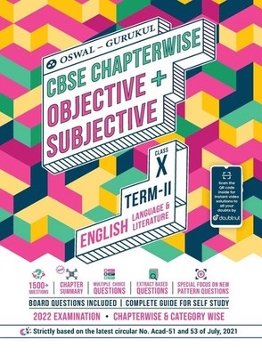 Oswal (u. a.) | English Chapterwise Objective + Subjective for CBSE Class 10...