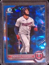 2022 Bowman Draft Sapphire Edition #BDC-93 Emmanuel Rodriguez