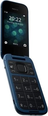 Nokia 2660 Flip, Klapphandy, Dual-SIM, 7,11 cm (2.8''), 0,3 MP, 1450 mAh, Blau