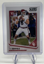 2018 Score Baker Mayfield Rookie Card #351 Oklahoma-Cleveland Browns RC. rookie card picture