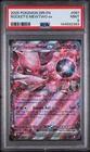 2025 POKEMON DRI EN-DESTINED RIVALS #081 TEAM ROCKET'S MEWTWO EX PSA 9