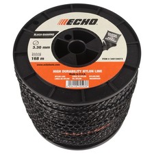 Genuine Echo Black Diamond 3.3mm x 168m Strimmer Line - 340130073 (Twisted Squar 0.33 per metre
