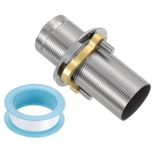 Faucet Mount Extension Shank 3"x 1.25" Stainless Steel Pipe Extension Kit