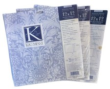 3 X K Company 10 Top Loading 12  X 12  White Sheets  Page Protectors K12-DPAGE