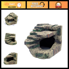 Large Resin Reptile Hideout Cave Habitat Decor for Leopard Gecko, Lizard, Turtle