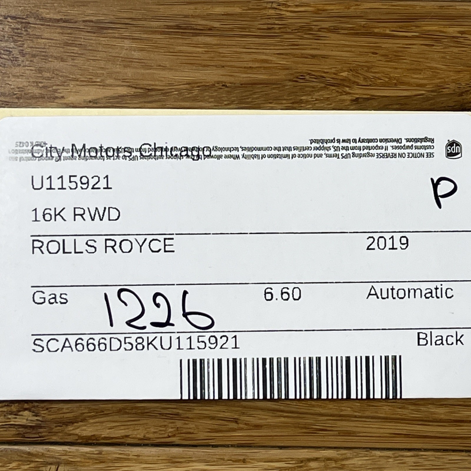2017-2023 Rolls Royce Dawn RR6 Rear Right Side Lower Seat Leather OEM NOTE