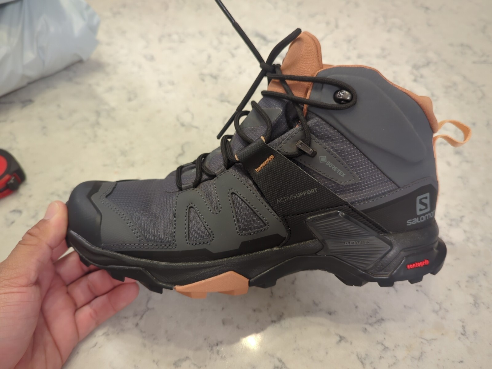 Scarpe da trekking Salomon X Ultra 04W Contagrip da donna taglia 8 5 9 5 nere