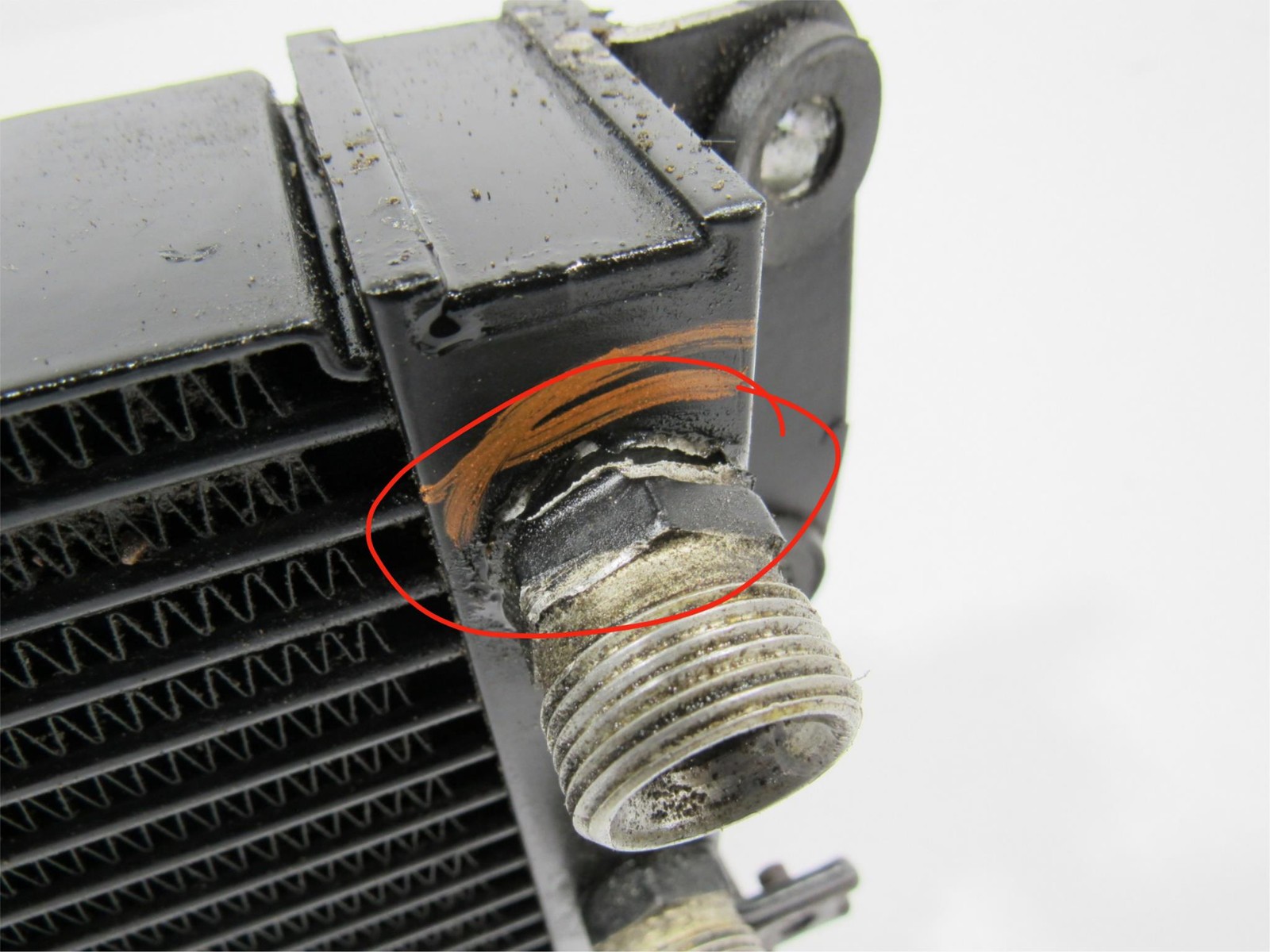 Ferrari 458 Italia 2011 Right Transmission Oil Cooler Radiator 09-15 ;:Y