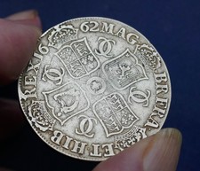 Charles II - 1662 Crown - First bust with Rose below - edge undated