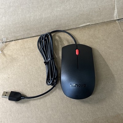 Lenovo Wired USB Mouse Model: SM-8823 Black & Red Scroll Click | eBay