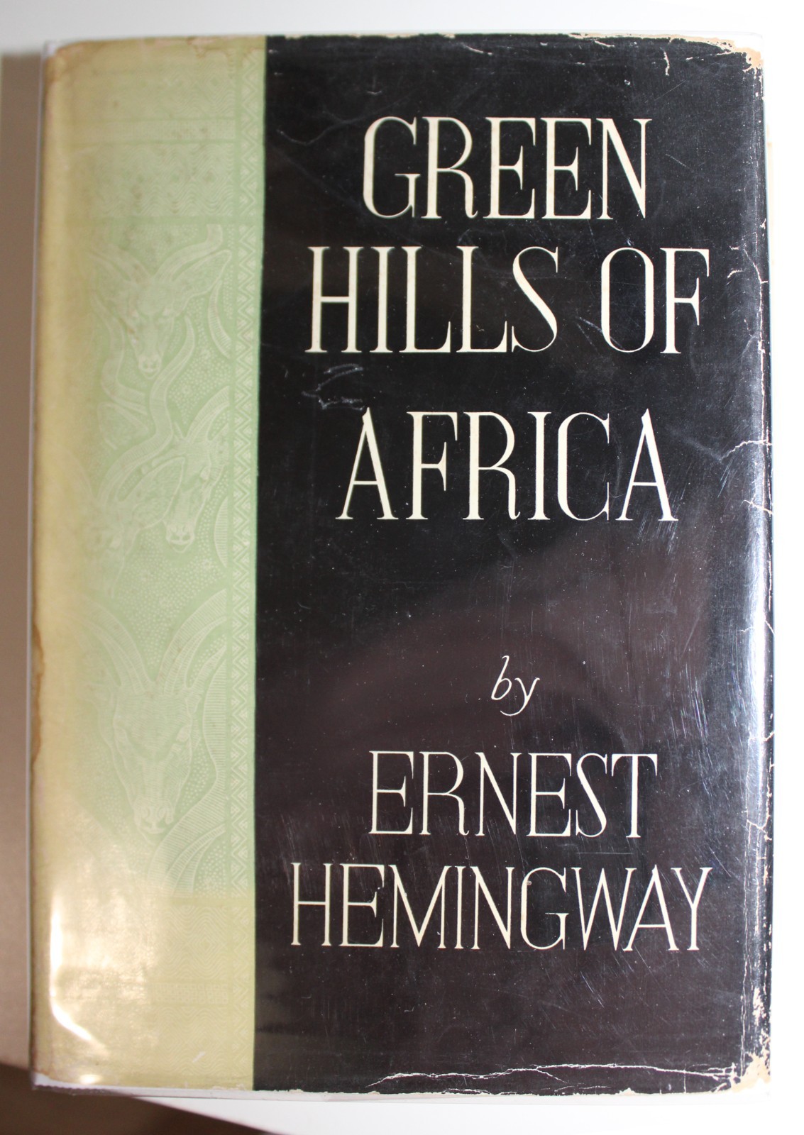 Green Hills of Africa Ernest Hemingway 1935 Hard Cover 1st Edition w Dust Jacket