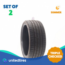 Set Of 2 Used 23535r19 Hankook Ventus S1 Evo3 91y - 732