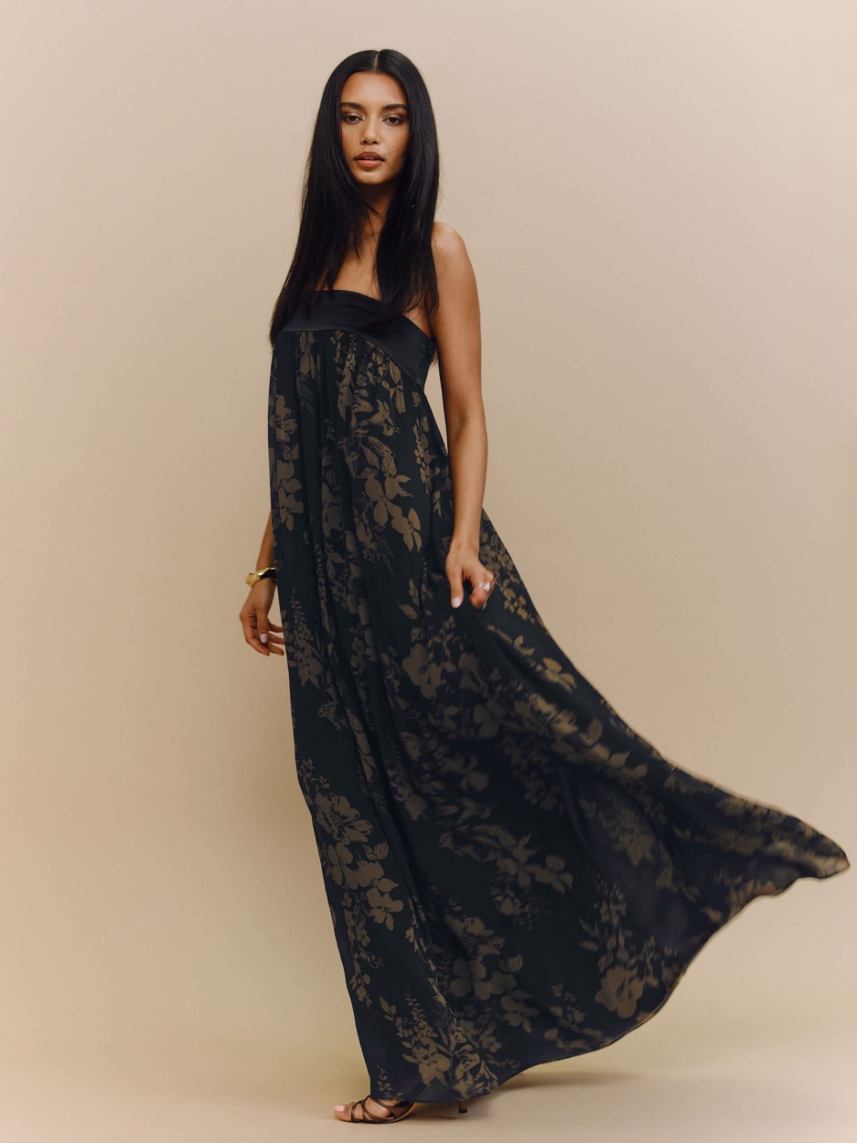Reformation Maribelle Dress - Night Garden ( Size US 6 / Origin $348 )
