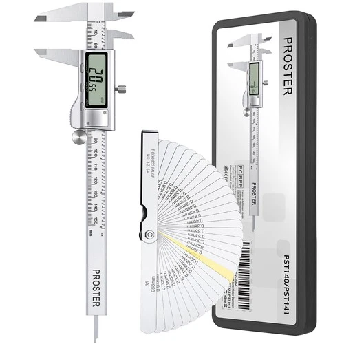 6" 150mm Digital Vernier Caliper Metal Electronic LCD Micrometer Measuring Gauge