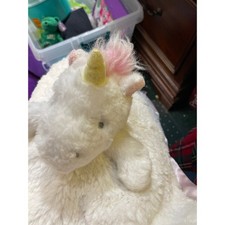 2023 Target Cloud Island Unicorn Lovey Lovie Pink White Plush Security Blanket