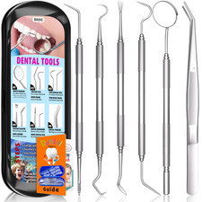 Dental Tools Plaque Remover Teeth Cleaning Tool  S Kit 6 Pcs Dental Care Kit