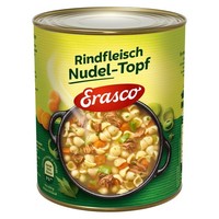 Erasco Rindfleisch Nudel-Topf Eintopf 3Er Pack 3 X 800 G Dose MöHren Erbsen