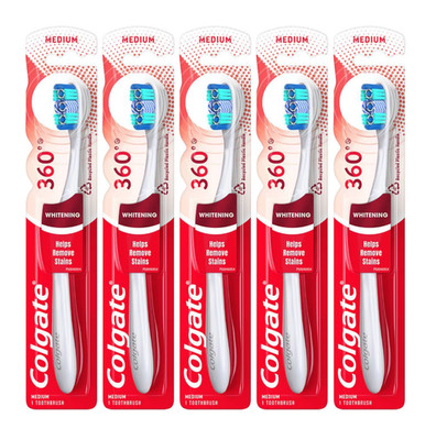 Colgate 360 Adult Manual Whitening Toothbrush ( Choose your count )