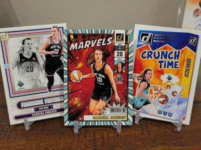 2025 Donruss WNBA Sabrina Ionescu PRESS PROOF Set Of 3 Marvels, Crunch Time +