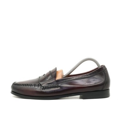 Cole Haan Herren Slipper EU 43 Penny Loafer Bordeaux Nike Air Komfortsohle