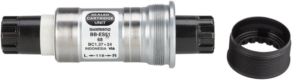 Shimano ES51 68 x 118mm Octalink V2 Spline English Bottom Bracket - Image 2 of 2