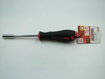 KREATOR Magnetic bit holder screwdriver for 1/4" hex screwdriver bits soft grip handle