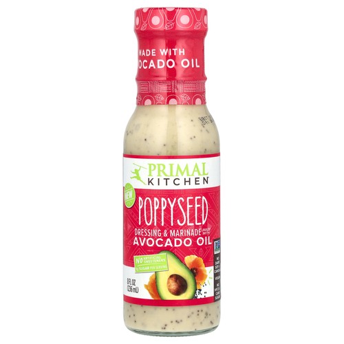 Dressing & Marinade Made With Avocado Oil, Poppyseed, 8 fl oz (236 ml)