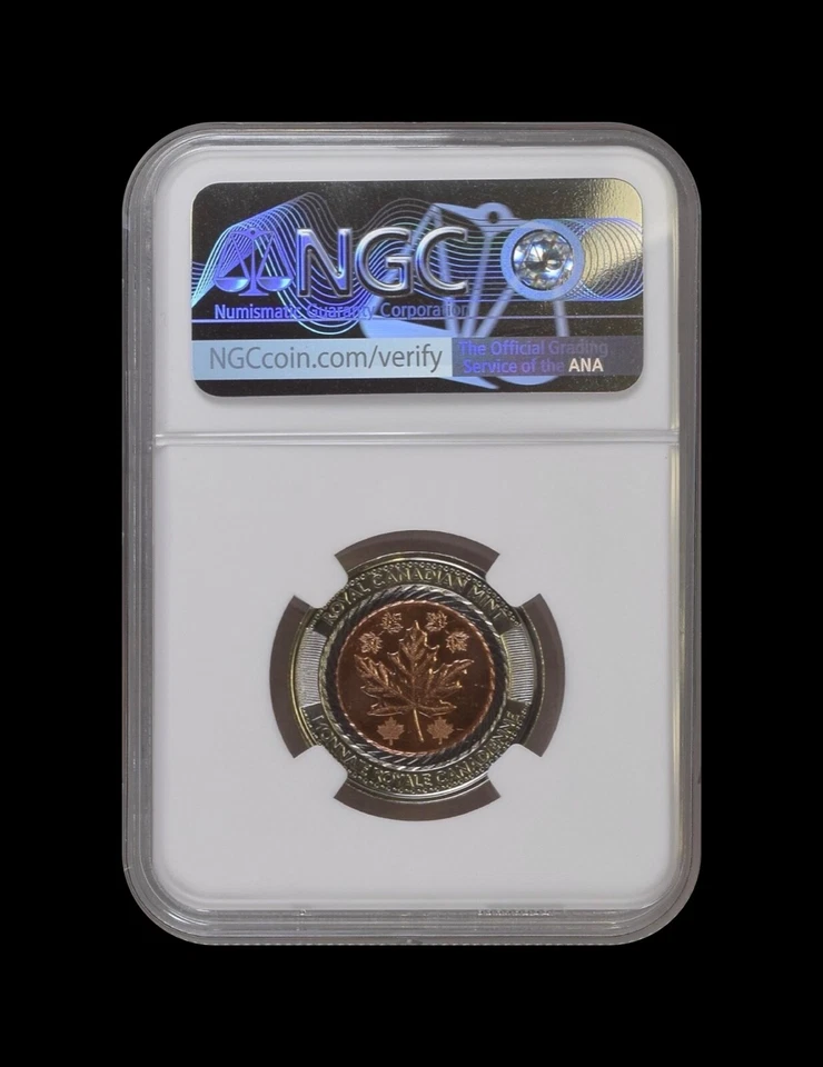 CANADA. 2021, Token, Polymer - NGC MS66 - Security Separator, Black Test Ex-Set - Image 4 of 4