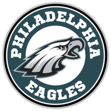 Philadelphia Eagles Logo NFL Sport Car Bumper Sticker Decal "SIZES"