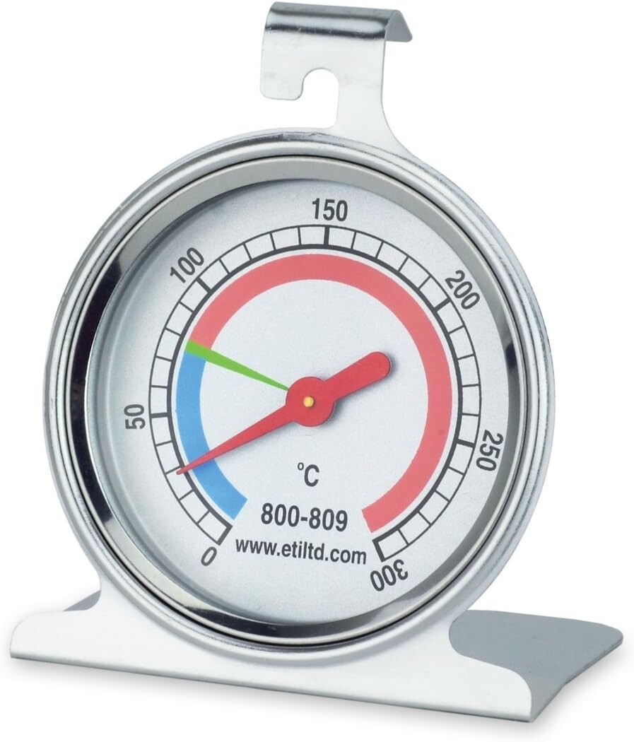 Oven Thermometer 55mm Dial Range: 30 to 300°C Catering, Restaurant, Temperature