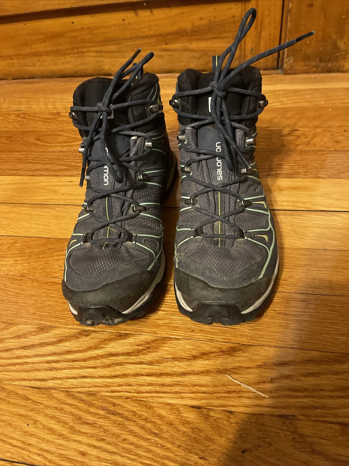 Stivali da trekking donna Salomon X Ultra 2 Mid Gore Tex 371524 taglia 9 blu verde