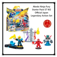 Akedo Ninja Fury Starter Pack S7 W2 Official Japan Legendary Action Set New CBP