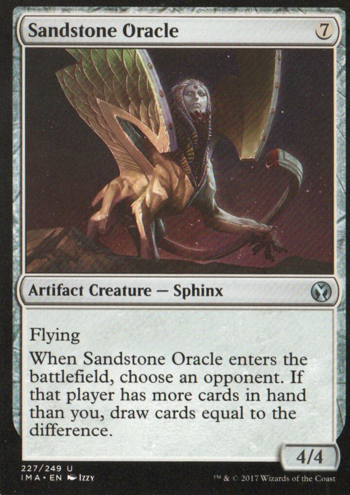 MTG  ICONIC MASTERS SANDSTONE ORACLE UNCOMMON X3