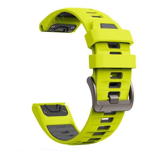 Quick Fit Strap For Garmin Fenix 8 E 7 7X 6 6S 6X 5X 5Plus 3 Silicone Watch Band - Picture 39 of 71
