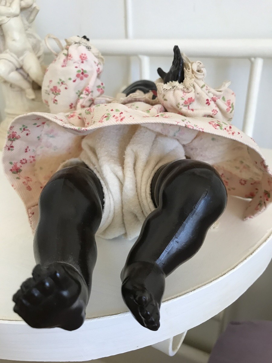 Ancienne Poupée Petit Colin 35cm – Tête D'aigle, Celluloïd, Années 1940, Bon état