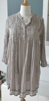 Staff NÜ Bluse Tunika Longbluse Hemd lila flieder Gr. 36 38 S M NEU NP 95 