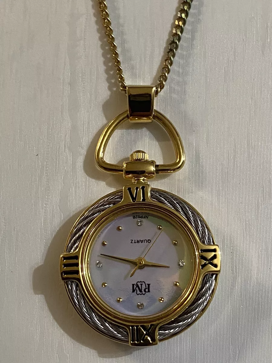 Vintage Philip Mercier Necklace Pendant watch eBay