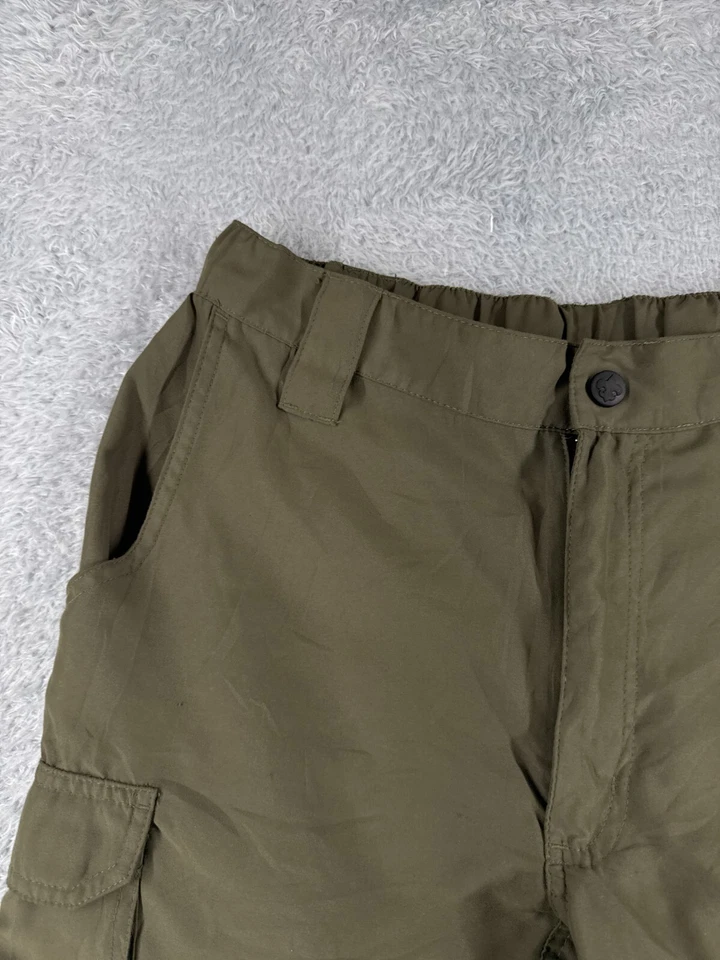 VINTAGE Boy Scouts Shorts Adult Small Green Switchbacks Cargo Polyester READ ME - Image 4 of 4
