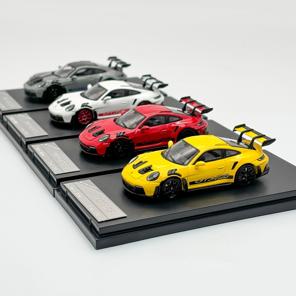 SW 1:64 Porsche 992 GT3 RS Alloy Die-Cast Vehicle Model Car Collection