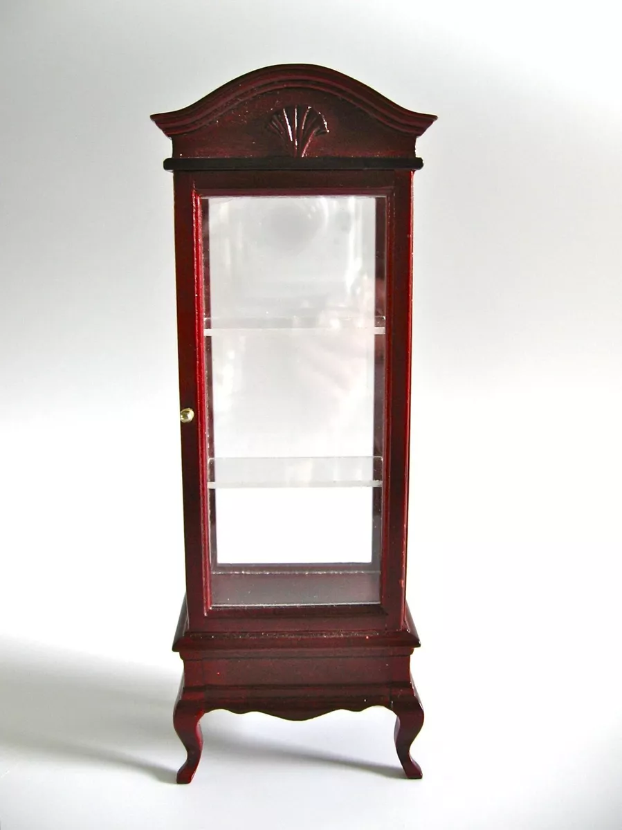 Mahogany curio deals