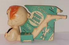 Flintstones Bam Bam  bubble pipe on original card Hanna Barbera 1963