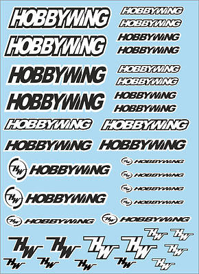 Hobbywing - Aufkleber Farbwahl - Zen Racing, Ore, Mardave, Schumacher Atom